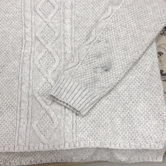 Lucky Brand Cable Knit Mock Neck Sweater - Picture 5 of 5